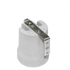 Ντουί Ε27 Πορσελάνης Χελώνας με Λαμάκι Εσωτερική Γωνία 90'' 16-27